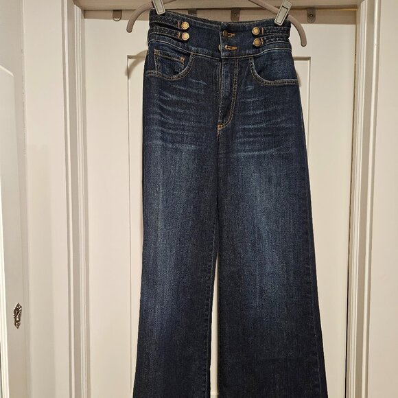 Ramy Brook High Rise Wide Leg Jeans